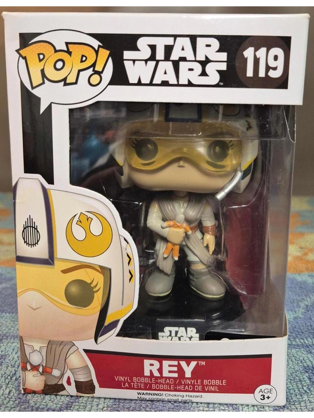 Funko Pop! Star Wars Rey Vinyl Bobble-Head Figure #119